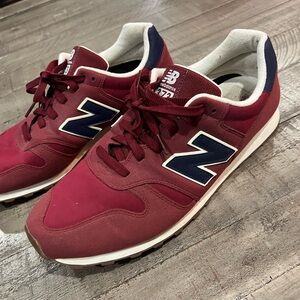 New Balance Maroon and Navy Sneakers